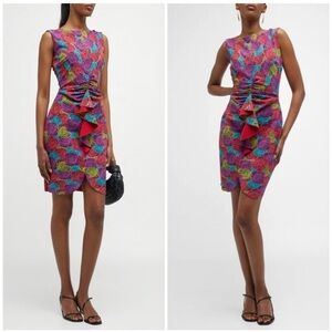 Chiara Boni Dress Raffaele Mini Ruffle in Floral Print